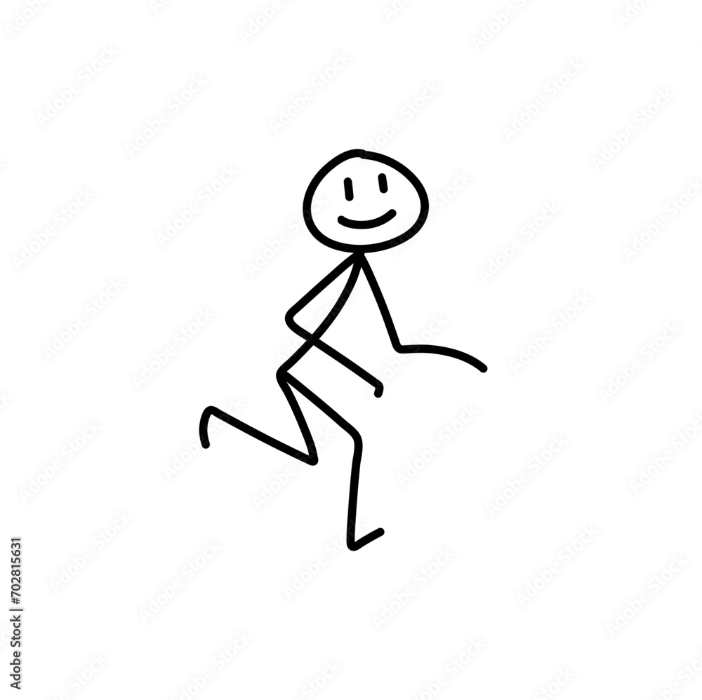 Hand drawn stickman vector Hand drawn stickman vector