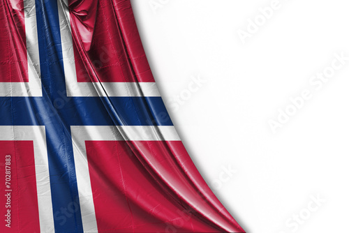 Photography Norway flag on transparent background. Png