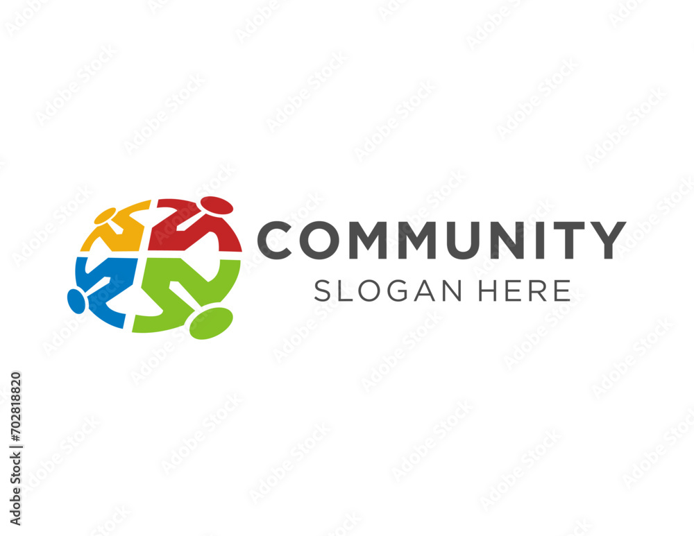 The logo design is about Community and was created using the Corel Draw 2018 application with a white background. The logo design is about Community and was created using the Corel Draw 2018 application with a white background.