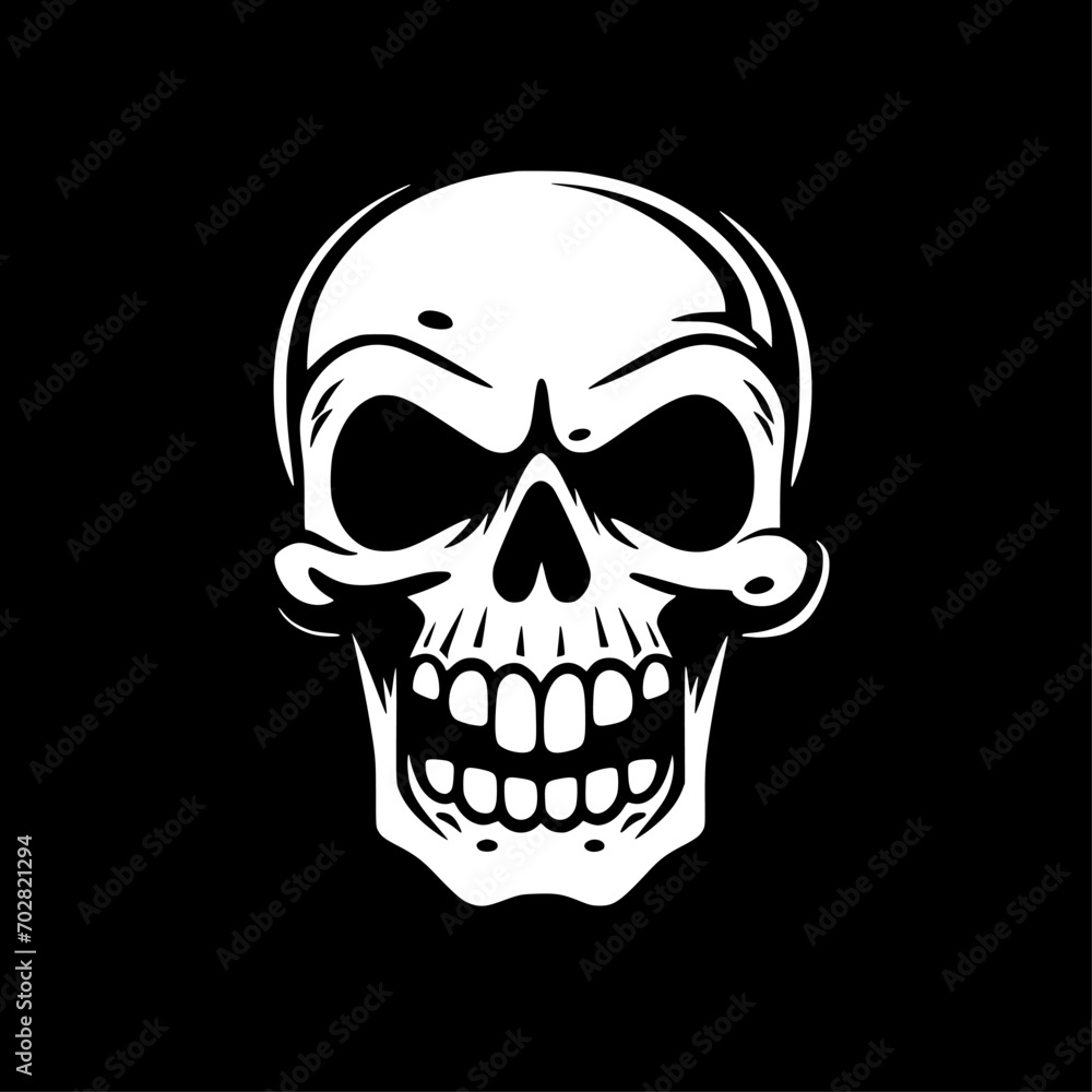 Fototapeta premium Skull - High Quality Vector Logo - Vector illustration ideal for T-shirt graphic