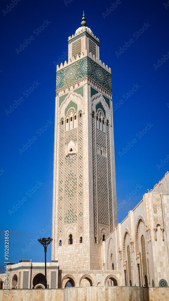 The architecture of Casablanca in Morocco