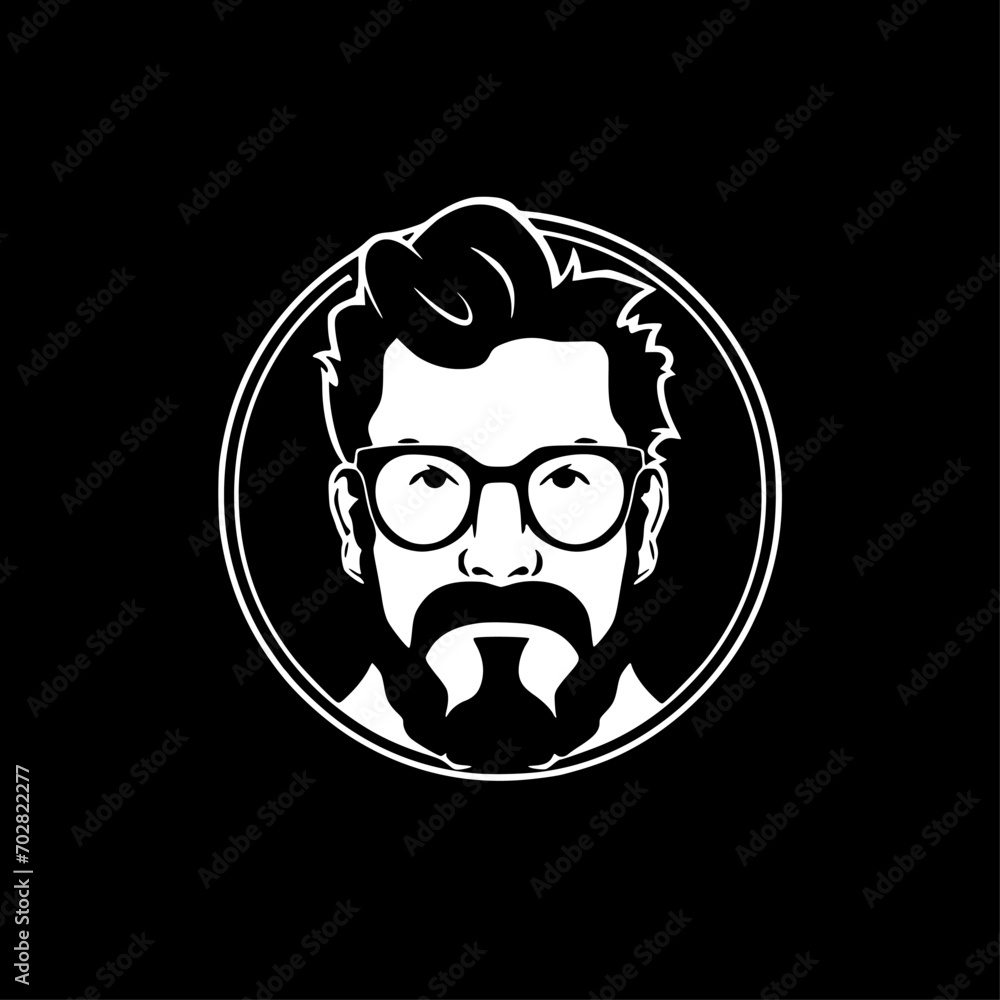 Teacher - Black and White Isolated Icon - Vector illustration