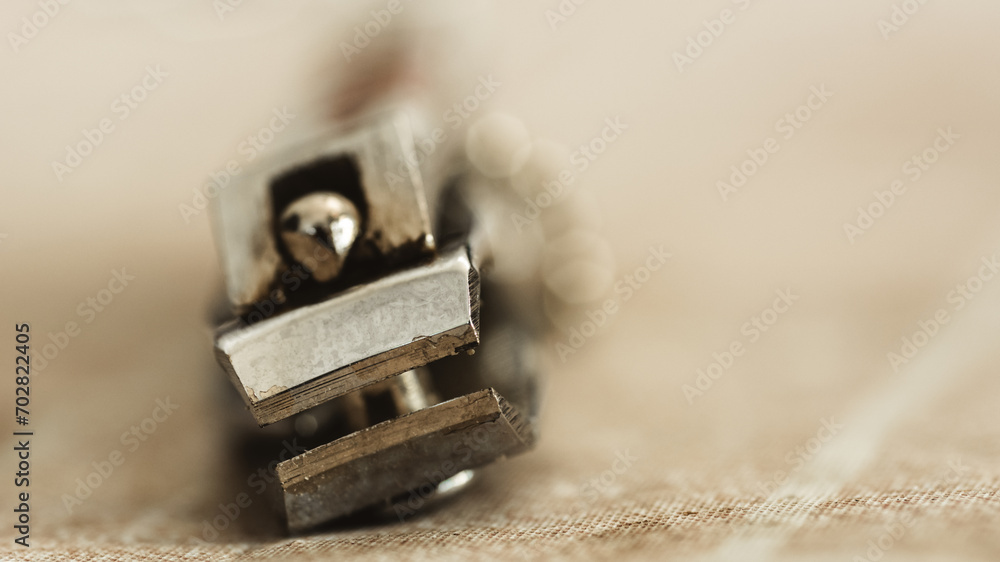 Macro shot of nail clippers. Macro shot of nail clippers.