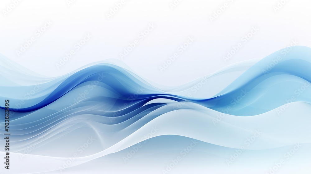 A white and blue background with wavy lines A white and blue background with wavy lines