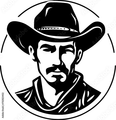 Western - High Quality Vector Logo - Vector illustration ideal for T-shirt graphic
