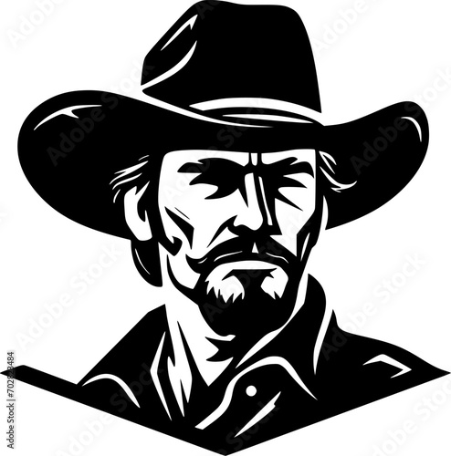 Western - High Quality Vector Logo - Vector illustration ideal for T-shirt graphic