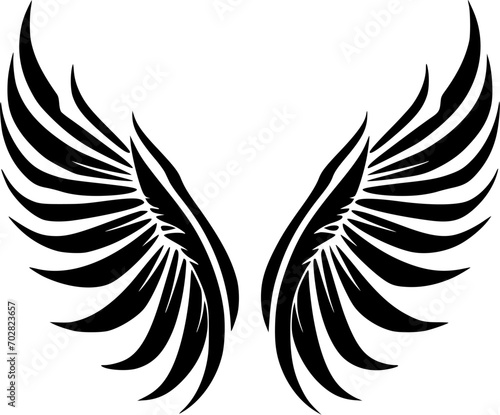 Angel Wings - High Quality Vector Logo - Vector illustration ideal for T-shirt graphic