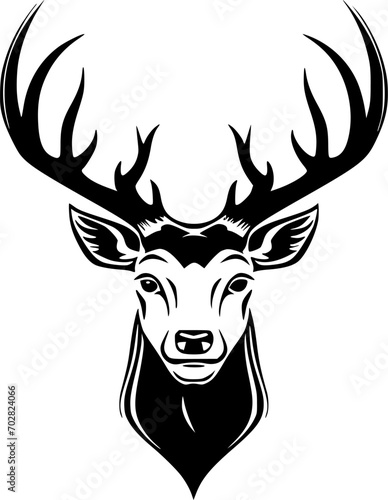 Dear | Black and White Vector illustration