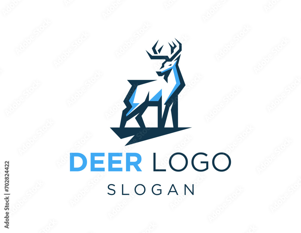 The logo design is about Deer and was created using the Corel Draw 2018 application with a white background. The logo design is about Deer and was created using the Corel Draw 2018 application with a white background.
