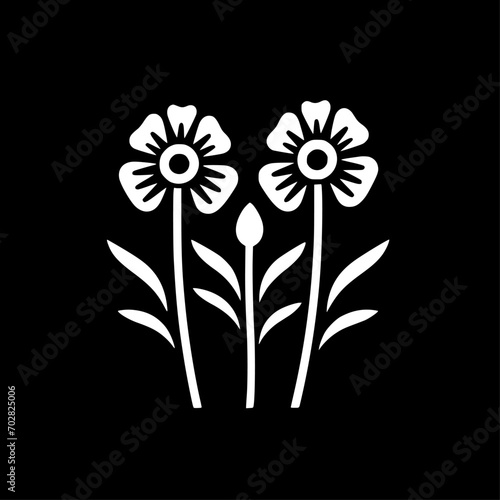 Flowers - High Quality Vector Logo - Vector illustration ideal for T-shirt graphic