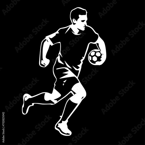 Football - High Quality Vector Logo - Vector illustration ideal for T-shirt graphic