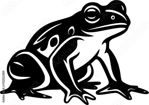 Frog - Minimalist and Flat Logo - Vector illustration photo