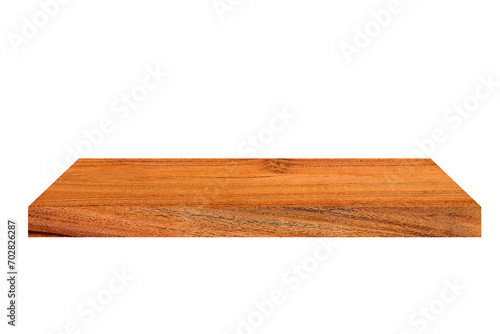 wooden table mock up platform for interior decoration design or advertising display background.