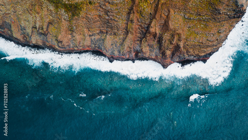 Naklejka Coast line aerial