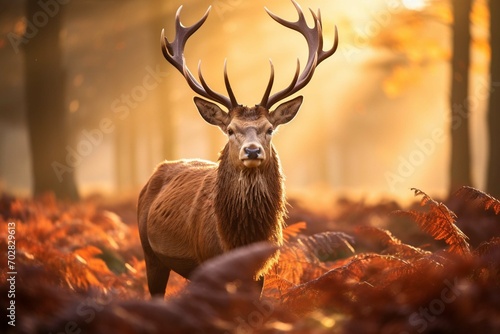 Red Deer in morning Sun © muhmmad