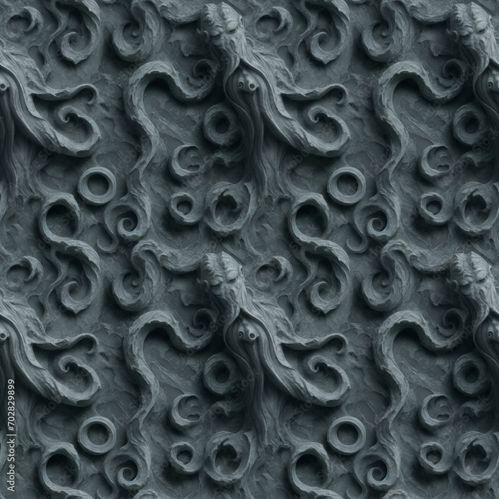 Seamless Gothic Wall Texture - Generative ai, üretken yapay zeka Seamless Gothic Wall Texture - Generative ai, üretken yapay zeka