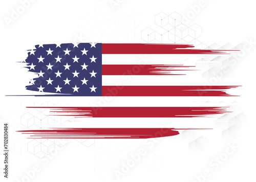 American Flag Silhouette, grunge USA flag set vector, grunge, flag, silhouette, independence, July, 4th of July, 4th July, flag silhouette