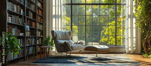 Modern interior with cozy r...