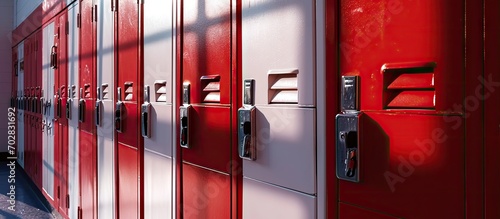 Lockers with combination lo...