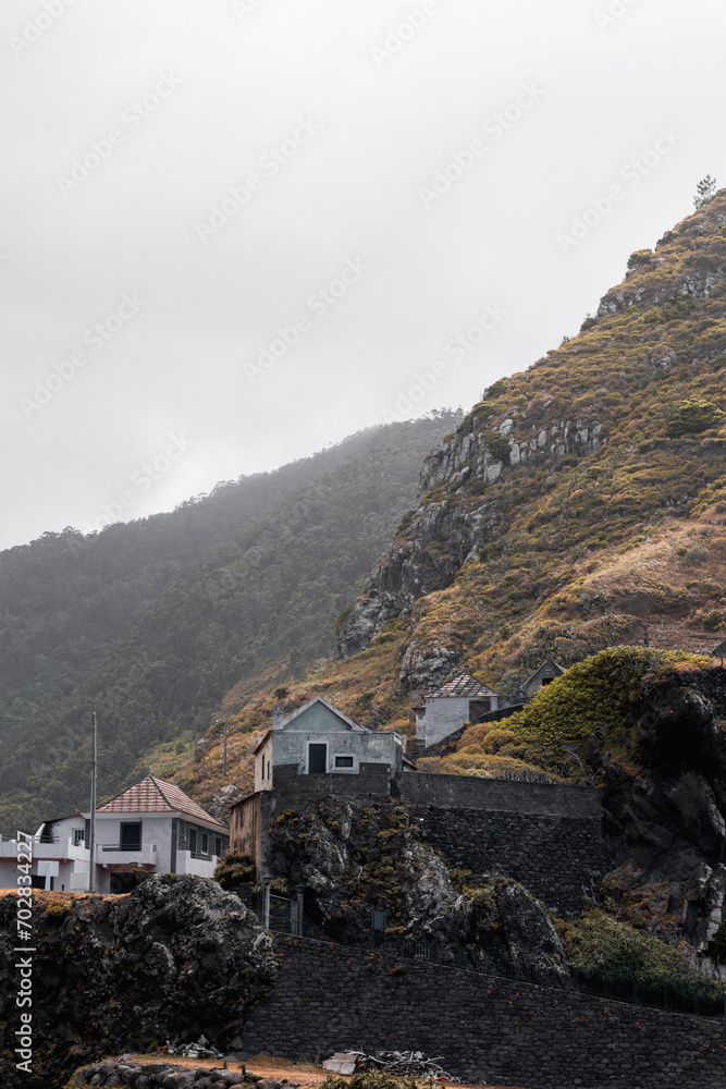 house on cliffs