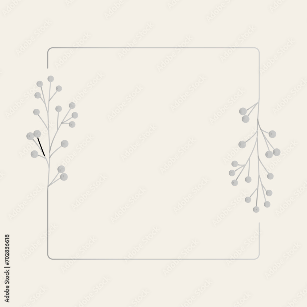 Vector flat illustration. Elegant frame on a light background. Design templates in vintage style. Backgrounds for wedding invitations, greeting cards, social media stories and textile design. Vector flat illustration. Elegant frame on a light background. Design templates in vintage style. Backgrounds for wedding invitations, greeting cards, social media stories and textile design.