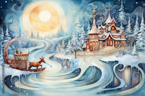 Santa's Sleigh - Generative AI