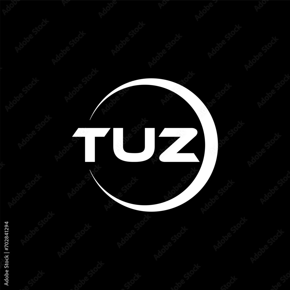 TUZ letter logo design with black background in illustrator, cube logo, vector logo, modern alphabet font overlap style. calligraphy designs for logo, Poster, Invitation, etc. TUZ letter logo design with black background in illustrator, cube logo, vector logo, modern alphabet font overlap style. calligraphy designs for logo, Poster, Invitation, etc.
