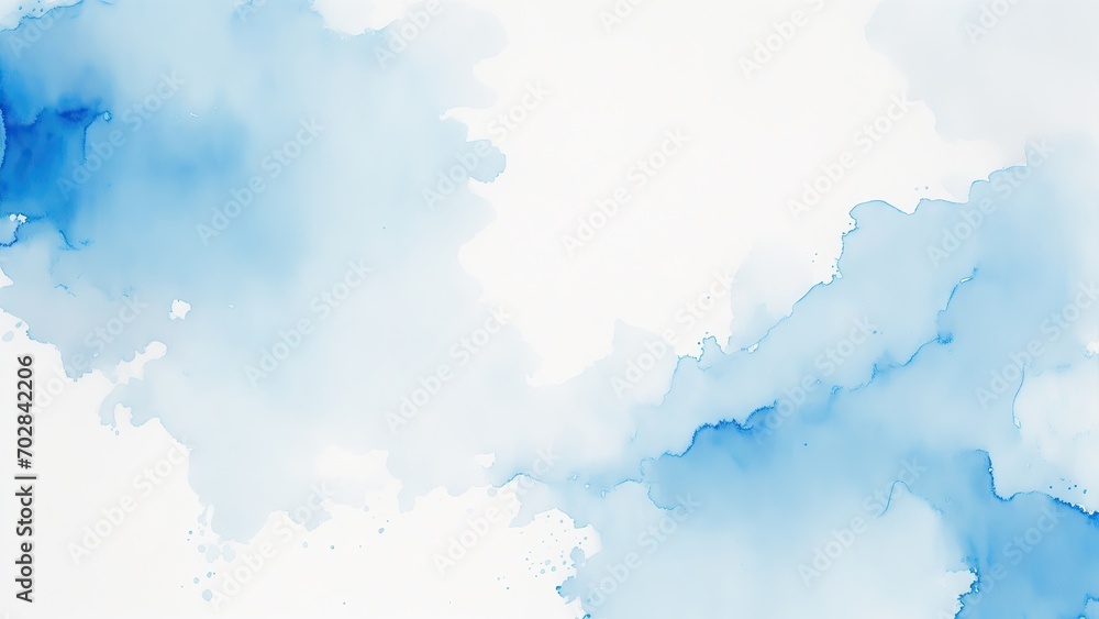 Blue Blush Watercolor Background Blue Blush Watercolor Background