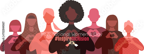 International Women's Day banner. #InspireInclusion photo