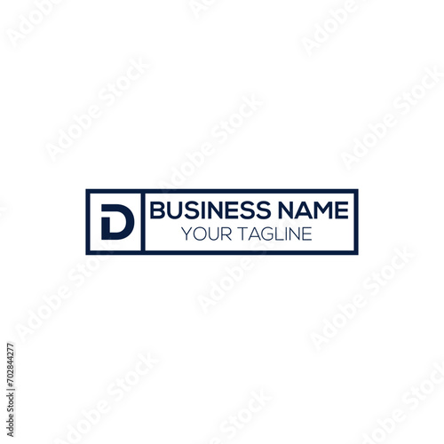 New D Business logo design Template
