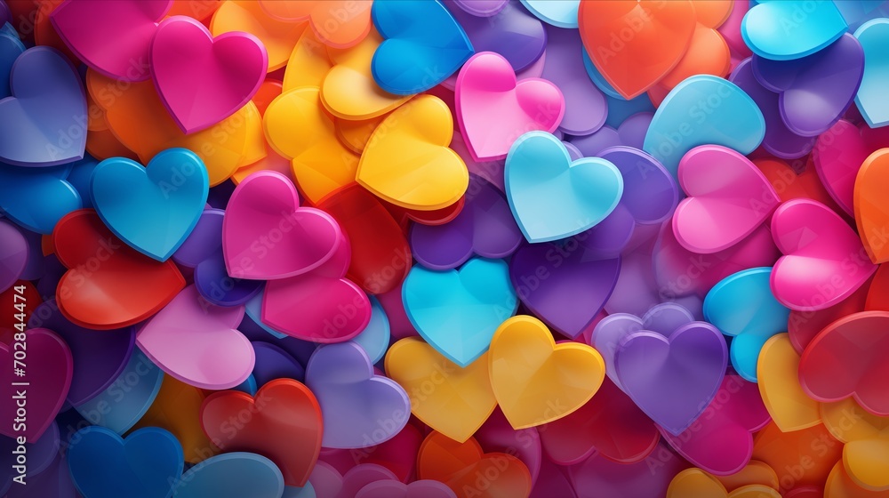Love romantic wallpaper with abstract hearts. Concept of friendship and love. Love romantic wallpaper with abstract hearts. Concept of friendship and love.