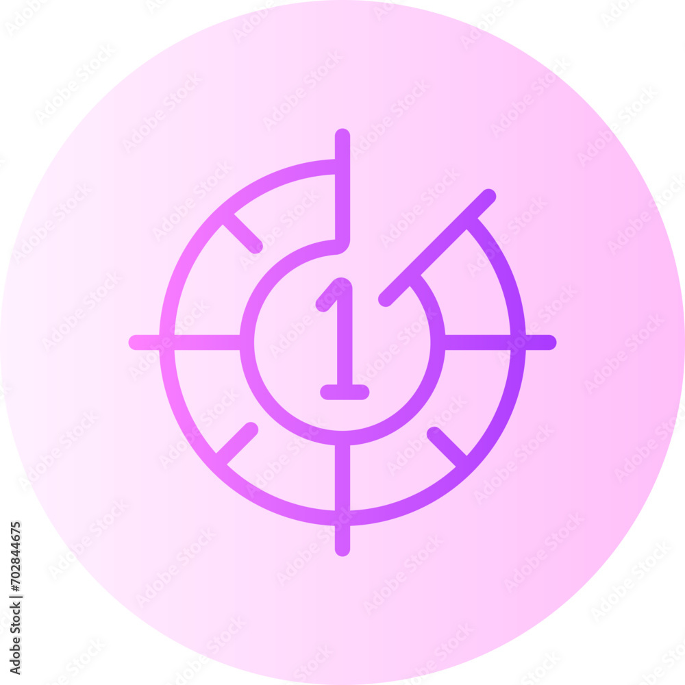 countdown gradient icon countdown gradient icon