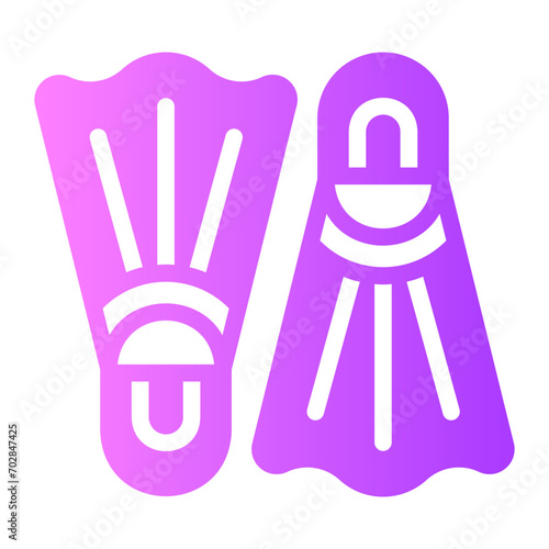 flippers gradient icon