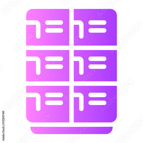 locker gradient icon