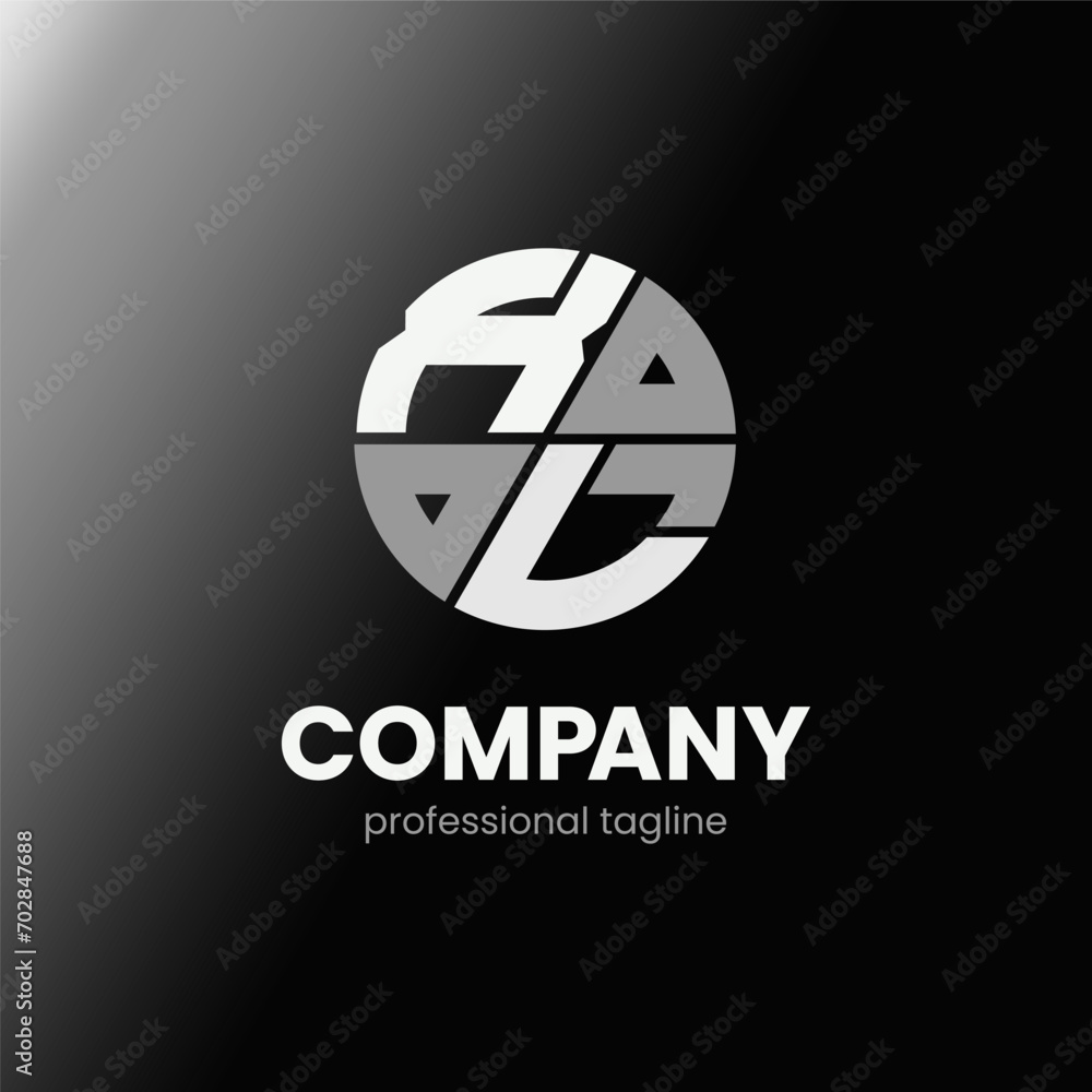 letter XL initial in monochrome flat design circle shape logo vector illustration letter XL initial in monochrome flat design circle shape logo vector illustration