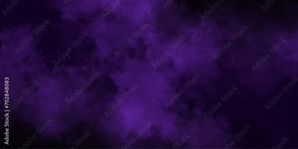 Purple liquid smoke rising texture overlays cloudscape atmosphere dramatic smoke.reflection of neon smoky illustration fog effect,transparent smoke misty fog realistic fog or mist vector cloud.
