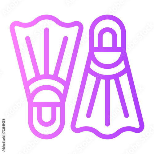 flippers gradient icon