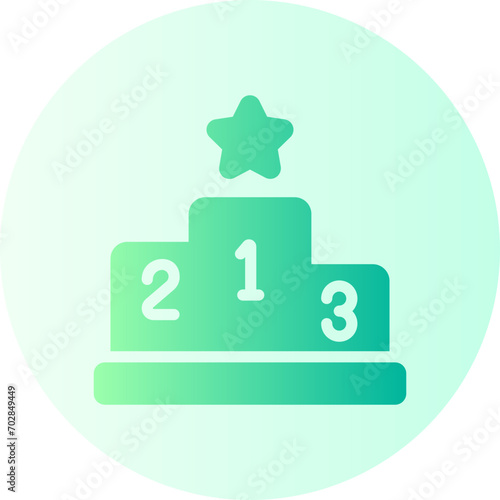 podium gradient icon