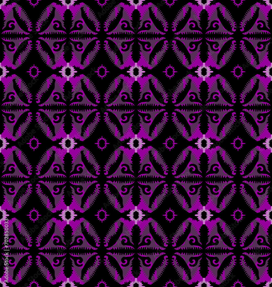 Seamless ornament pattern, ethnic form print. Seamless ornament pattern, ethnic form print.