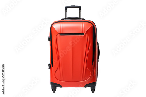 Travel Luggage Bag Ready for Adventure , transparent background, png 