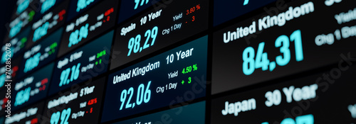 Photos United Kingdmom government bonds, yield and price information