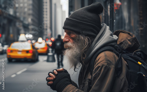 Homeless people in the capital Homeless people in New York Immigrants in America