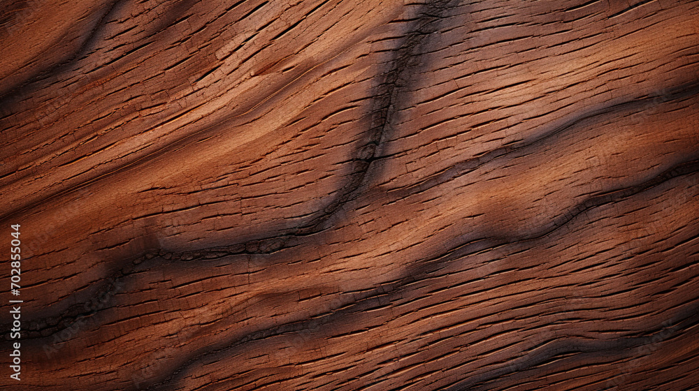 Wooden texture. Microscopic view of wood surface. Abstract background design. Generative Ai