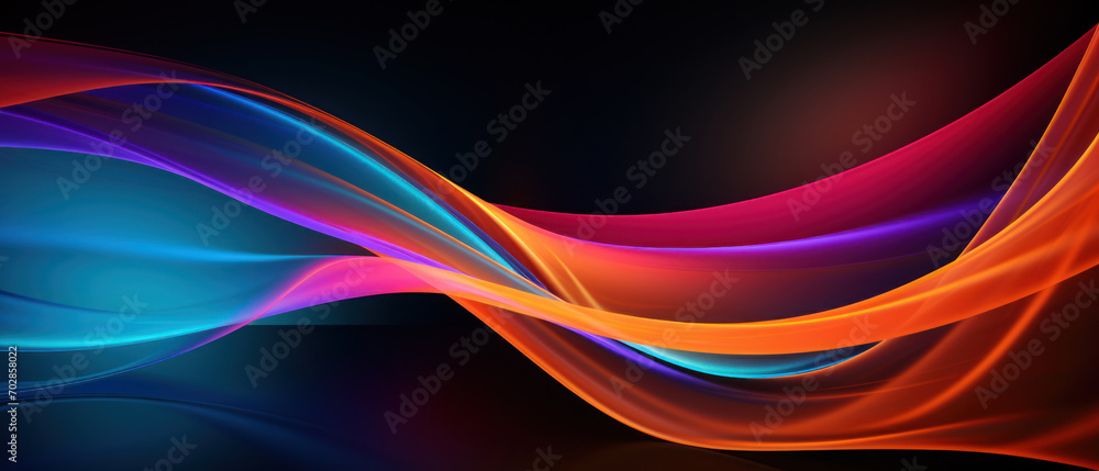 Transparent abstract wave of light in a bright and futuristic design. Transparent abstract wave of light in a bright and futuristic design.