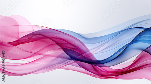 Abstract background featuring transparent, smooth waves and curves with a shiny finish. Perfect for modern, elegant designs and artistic projects.