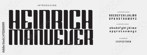 Best Modern Font. Sans Serif Font. Regular Italic Uppercase Lowercase Typography urban style alphabet fonts for fashion, sport, technology, digital, movie, logo design, vector illustration.