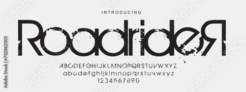 Best Modern Font. Sans Serif Font. Regular Italic Uppercase Lowercase Typography urban style alphabet fonts for fashion, sport, technology, digital, movie, logo design, vector illustration.