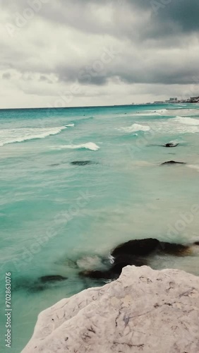 beach in the morning