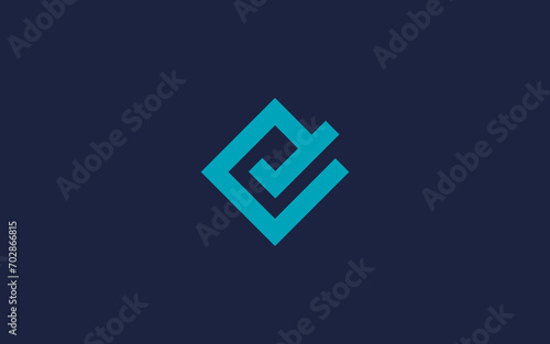 letter e with check logo icon design vector design template inspiration