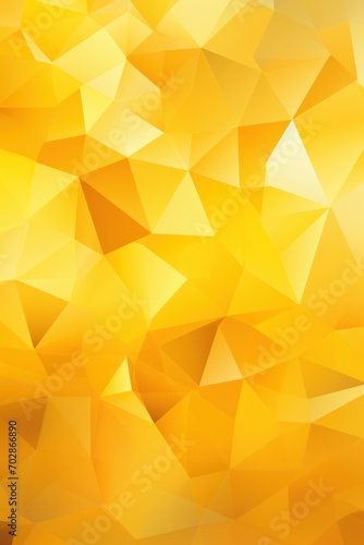 Vector abstract yellow, triangles background